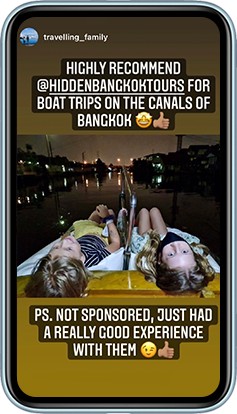 canal boat trip bangkok