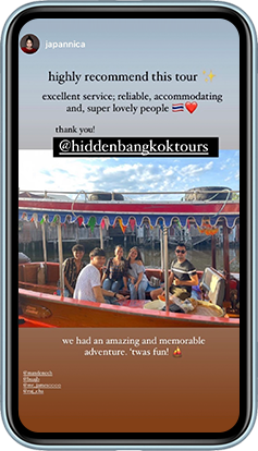 boat trip in bangkok
